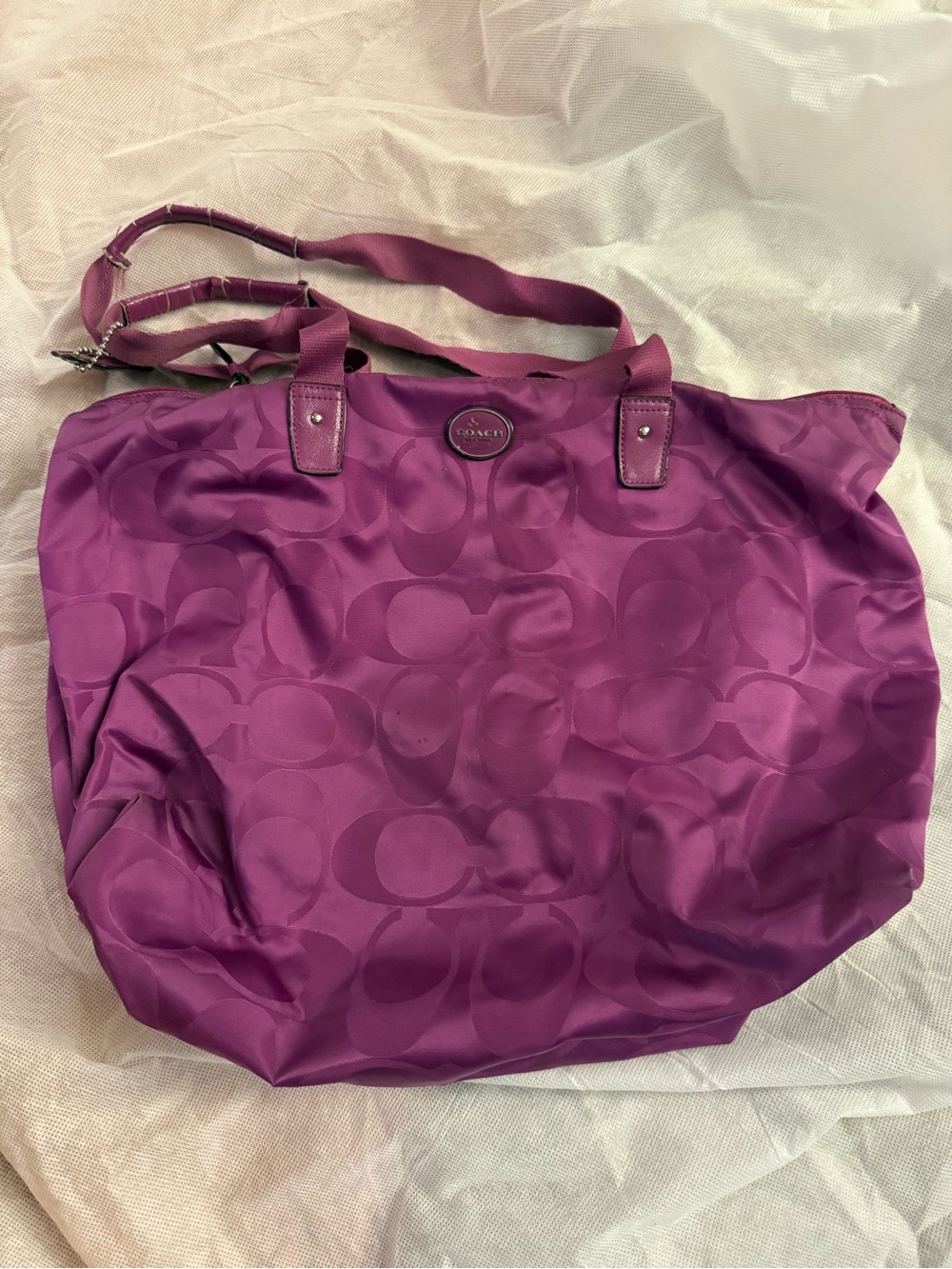 Coach Fuchsia Weekend Bag